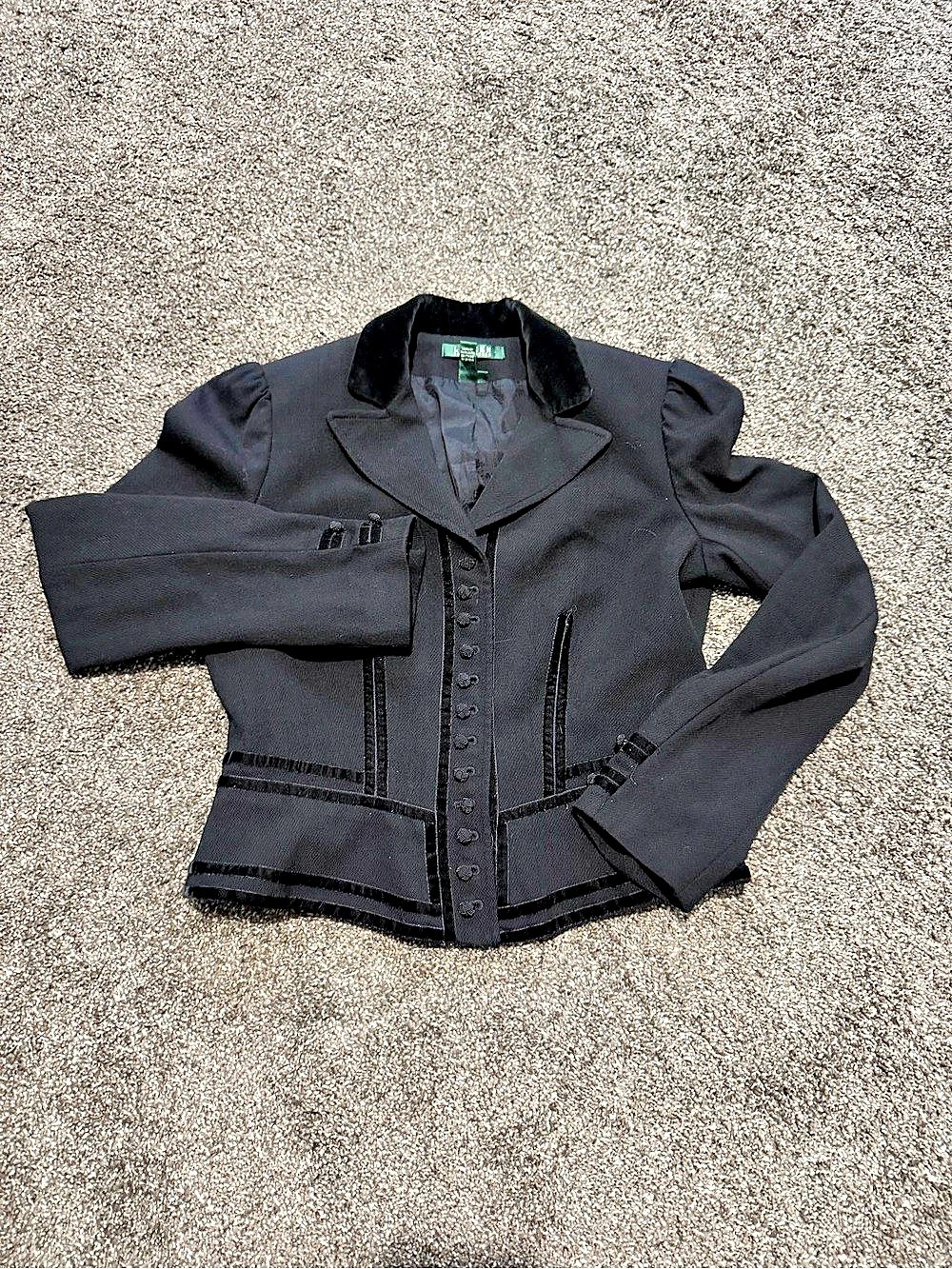 Lauren Ralph Lauren Black Blazer Size 8